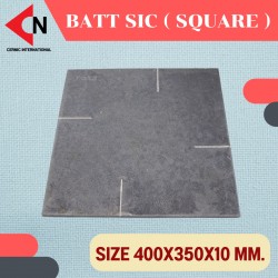 BATT SIC (SQUARE) 400X350X10 MM แผ่นทนไฟเนื้อซิลิคอนคาร์ไบด์