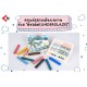 CHALK (UNDERGLAZE) 10 COLORS สีชอล์ก 1 กล่องมี 10 สี