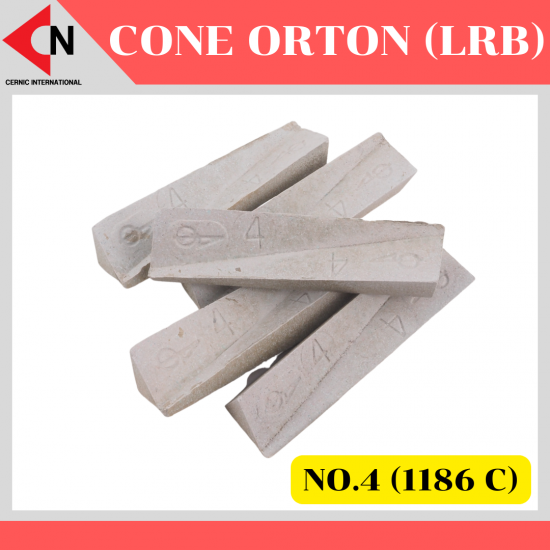 CONE ORTON (LRB) NO.4 โคนวัดอุณหภูมิ สำหรับตรวจสอบเตาเผาเซรามิค