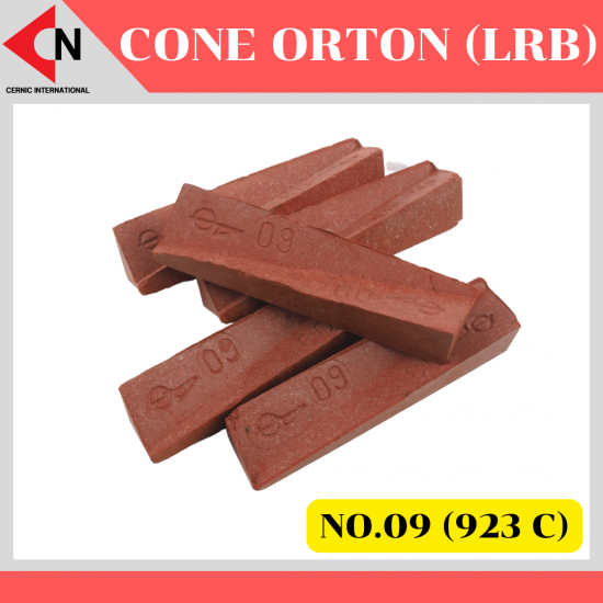 CONE ORTON (LRB) NO.09 โคนวัดอุณหภูมิ สำหรับตรวจสอบเตาเผาเซรามิค