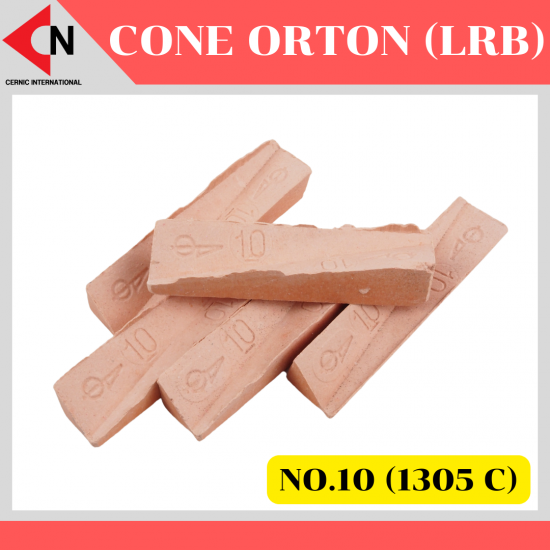 CONE ORTON (LRB) NO.10 โคนวัดอุณหภูมิ สำหรับตรวจสอบเตาเผาเซรามิค
