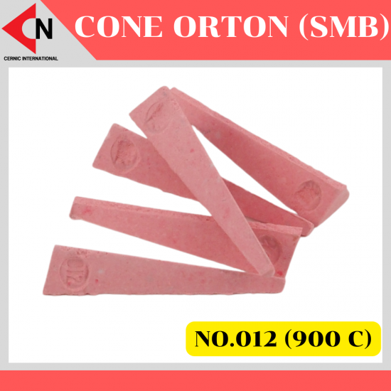 CONE ORTON (SMB) NO.012 โคนวัดอุณหภูมิ สำหรับตรวจสอบเตาเผาเซรามิค