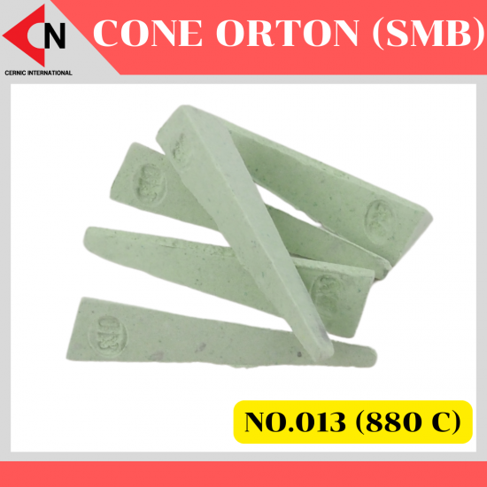 CONE ORTON (SMB) NO.013 โคนวัดอุณหภูมิ สำหรับตรวจสอบเตาเผาเซรามิค
