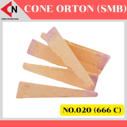 CONE ORTON (SMB) NO.020 โคนวัดอุณหภูมิ สำหรับตรวจสอบเตาเผาเซรามิค