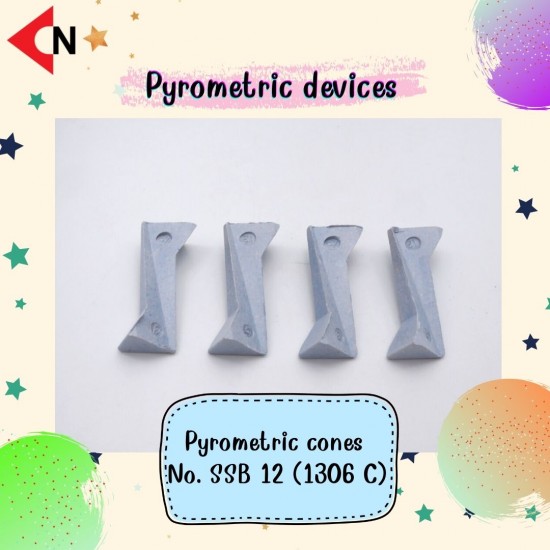 CONE ORTON (SSB) NO.12 โคนวัดอุณหภูมิ สำหรับตรวจสอบเตาเผาเซรามิค