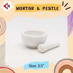 MORTAR & PESTLE 3.5" ครกบดเคมี