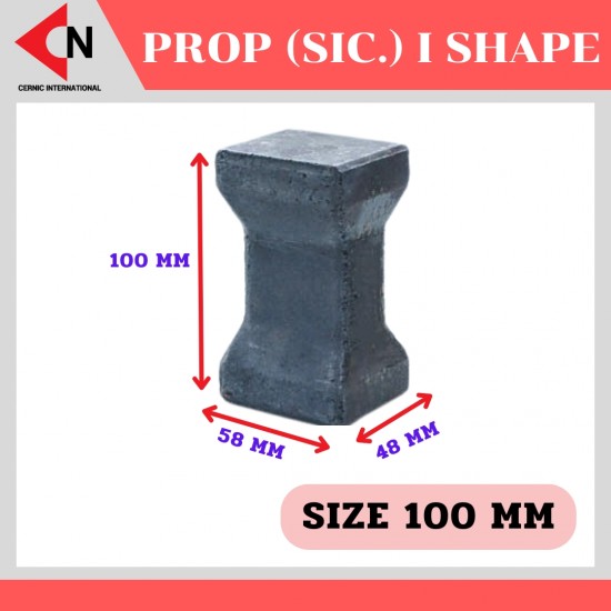 PROP SIC.I SHAPE 100 MM.x58x48MM  อิฐทนไฟ เนื้อซิลิคอนคาร์ไบด์