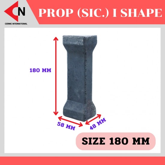 PROP SIC.I SHAPE 180 MM.x58x48MM อิฐทนไฟ เนื้อซิลิคอนคาร์ไบด์