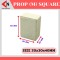 PROP M.(SQUARE) SHAPE 20x30x40 MM อิฐทนไฟ เนื้อมัลไลท์
