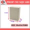 PROP M.(SQUARE) SHAPE 30x50x70 MM อิฐทนไฟ เนื้อมัลไลท์