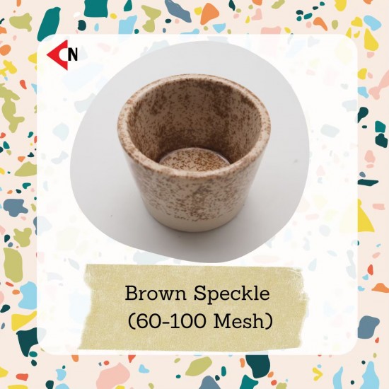 SPECKLE 60-100 MESH BROWN (JAPAN)  เม็ดสเปคเคิลสีน้ำตาล