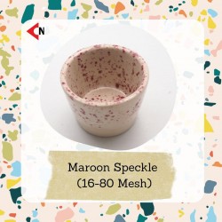 SPECKLE 16-80 MESH MAROON (JAPAN)  เม็ดสเปคเคิลสีชมพู