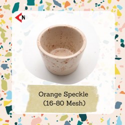 SPECKLE 16-80 MESH ORANGE (JAPAN)  เม็ดสเปคเคิลสีส้ม