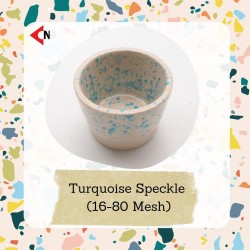 SPECKLE 16-80 MESH TURQUOISE (JAPAN)  เม็ดสเปคเคิลสีฟ้า