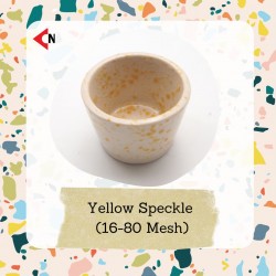 SPECKLE 16-80 MESH YELLOW (JAPAN)  เม็ดสเปคเคิลสีเหลือง