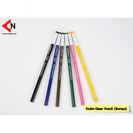 Underglaze pencil (Europe) NO.Yellow ดินสอสีเขียนใต้เคลือบ